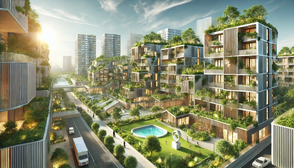 UrbanSpace Architects press release - Award-winning eco-friendly residential complex design.